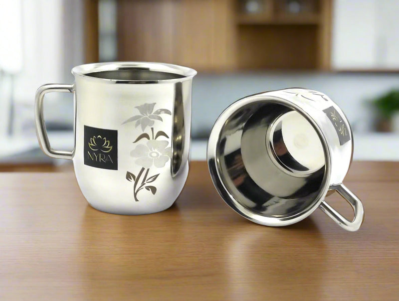 Stainless Steel Glossy Finish Cups  – Kitchen Utensil