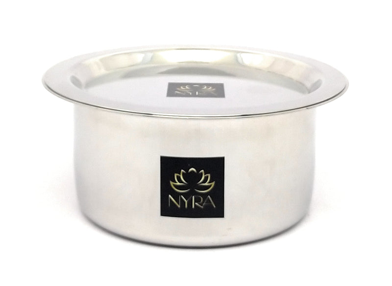Stainless Steel Induction Bottom Bhagona Set