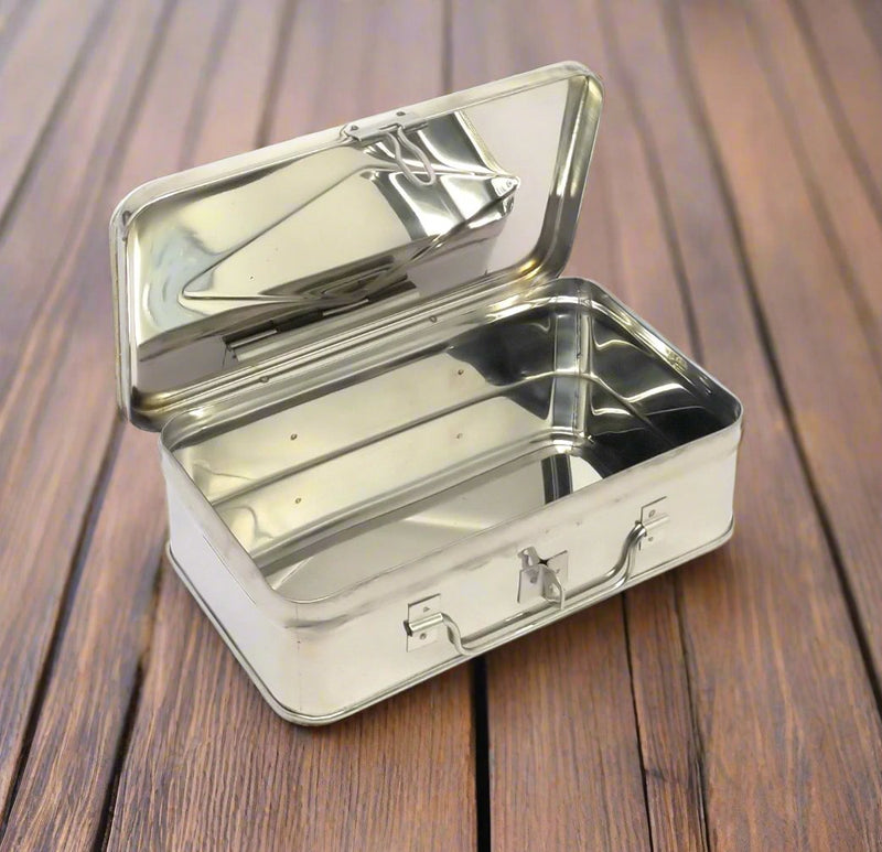 Stainless Steel Multi-Purpose Cash/Storage Box – Storage Container