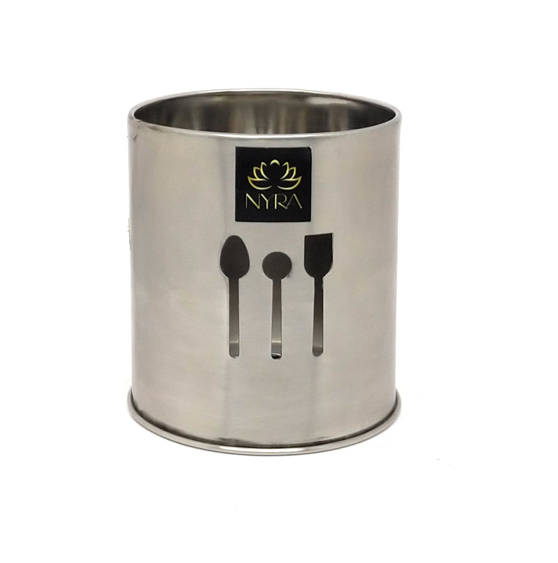 Stainless Steel Spoon Stand Cutlery Holder/Organizer – Cooking Spoon