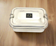 Stainless Steel Food Pack Lunch Box with Locking Clip – Storage Container