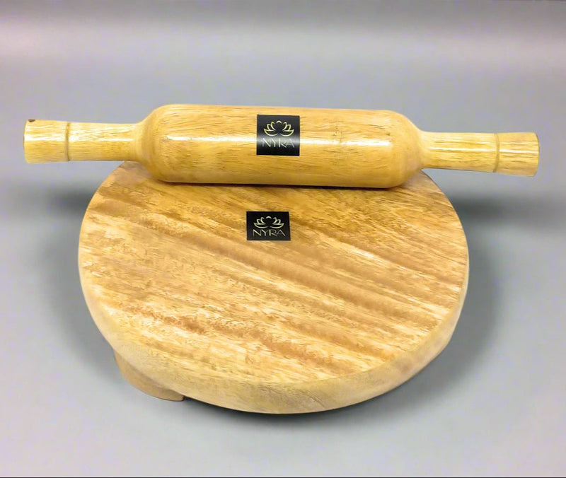 Wooden Belan and Chakla Set for Kitchen – Kitchen Utensil