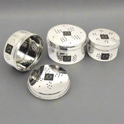 Stainless Steel Coriander Storage Box with Air Ventilation Holes – Storage Container
