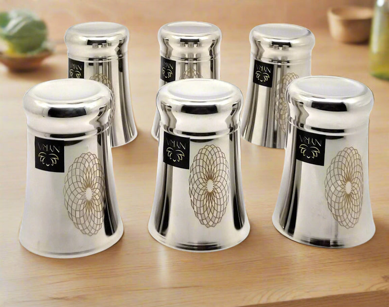 Stainless Steel Heavy Gauge Glass/Tumbler with Permanent Laser Design – Drinking Tumbler