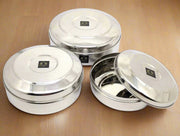 Stainless Steel Chapati Box Set – Chapati Storage Box