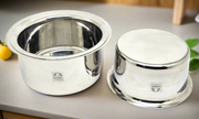 Induction Compatible Stainless Steel Tope Set (2 Pcs) – Kitchen Utensil