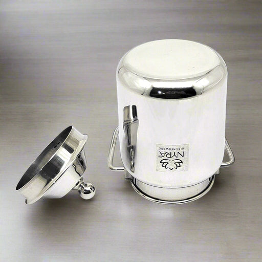 Stainless Steel Barni Milk Pot/Dolchi with Lid – Kitchen Utensil