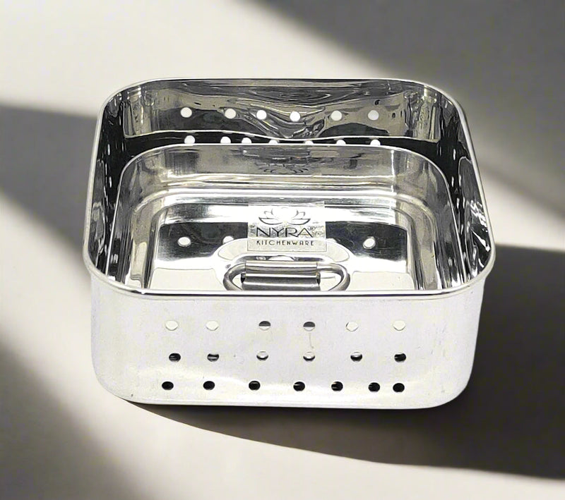 Premium Stainless Steel-square Paneer Maker  – Press Mould