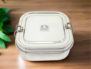 Stainless steel Double Decker tiffin box – Kitchen Utensil