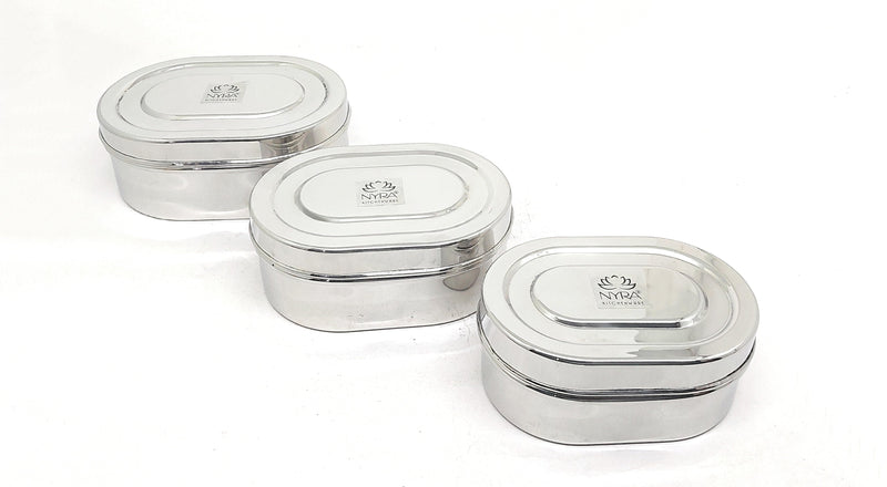 Capsule Shaped Multi-Purpose Stainless Steel Food Storage Container – Storage Container