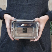 Stainless Steel Food Pack Lunch Box with Locking Clip – Storage Container