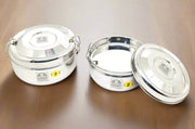 Stainless Steel Round Lunch Box - Stylish, – Storage Container
