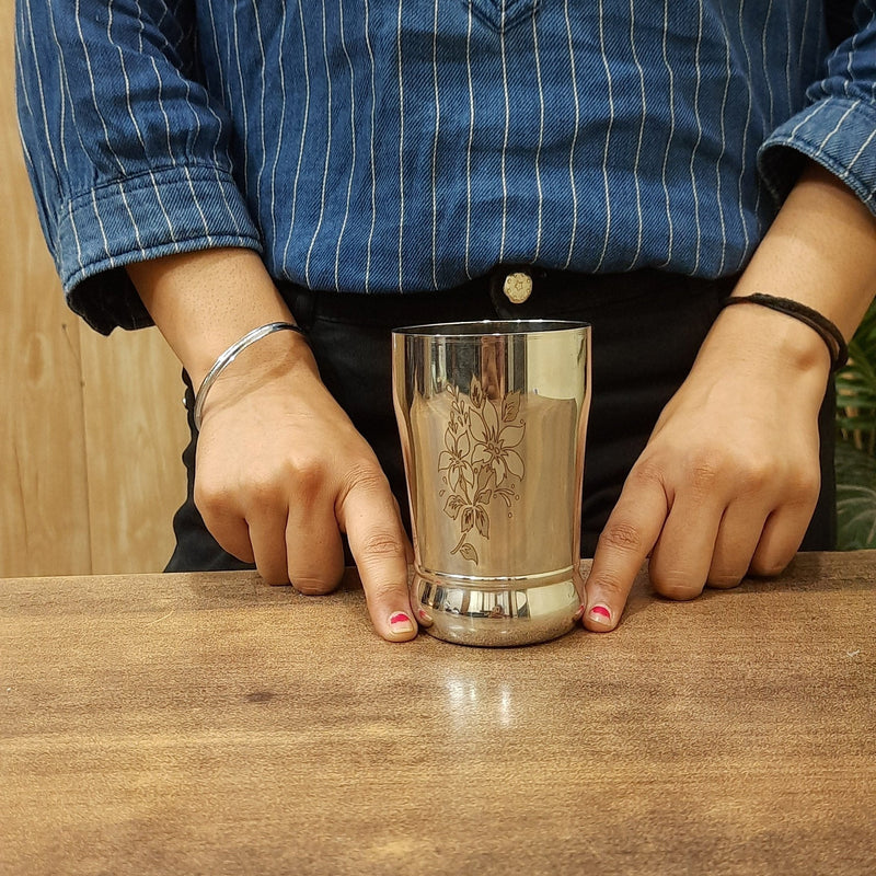 Stainless Steel Designer Glass/Tumbler – Drinking Tumbler