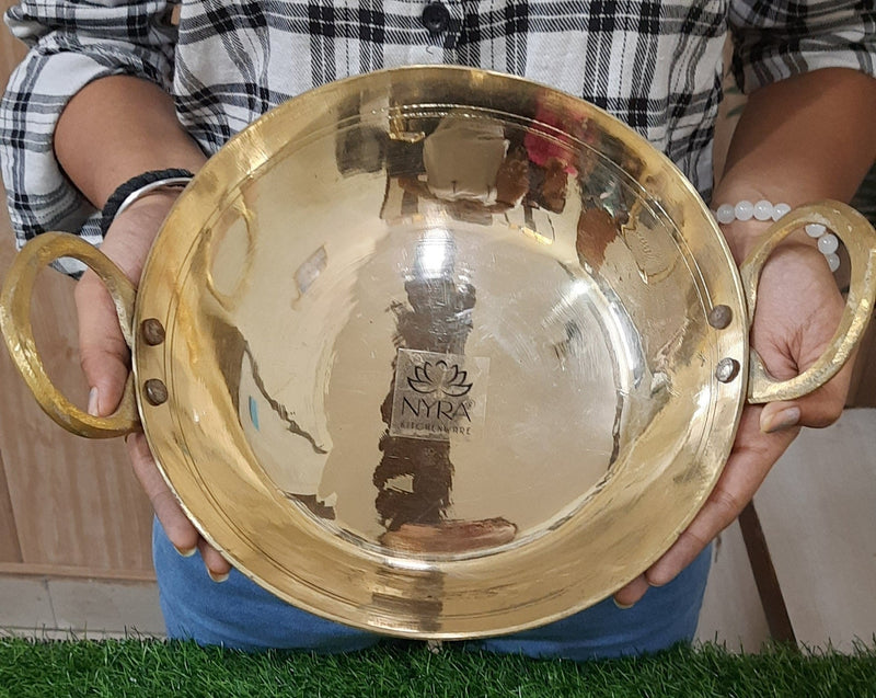 Handmade Brass Kadhai – Cooking Wok