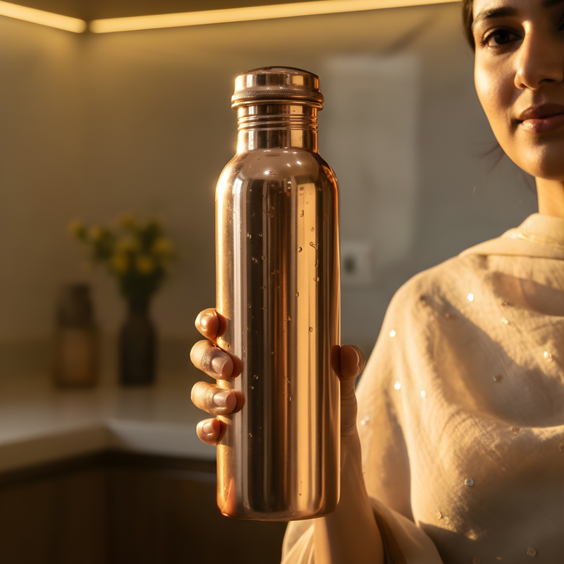 Pure Copper Water Bottle – Copper Water Bottle