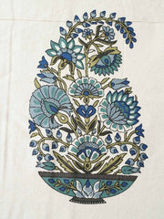 local-kala-neeli-kali-flat-fitted-bedsheet-108x108-inches