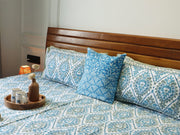 local-kala-ikkat-blue-big-flat-i-fitted-bedsheet-108x108-inches