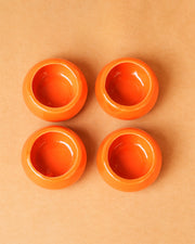 Nurture India Saffron Glow Diya s 4-Piece Set