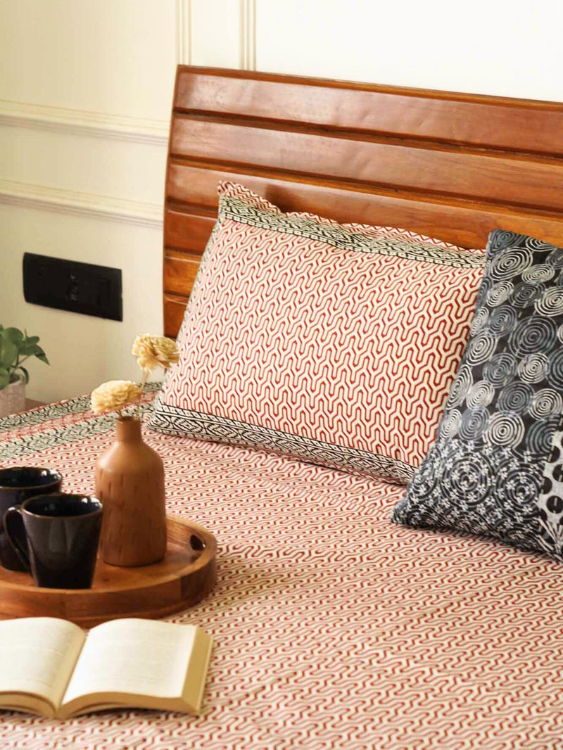 local-kala-royal-red-flat-i-fitted-bedsheet-90x108-inches