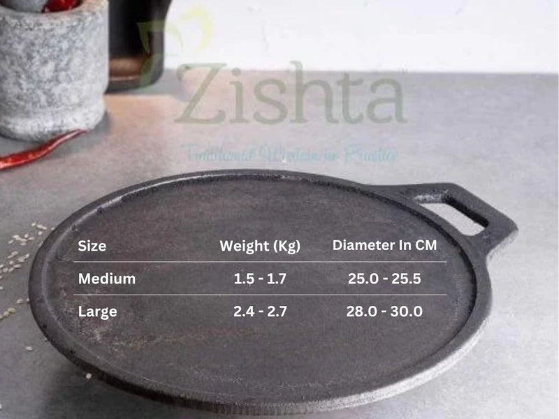 Cast Iron Dosa Tawa - Pan - Dosa Kallu