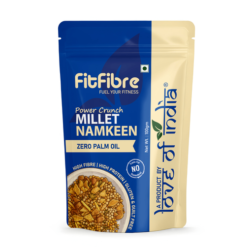 Love of India Power Crunch Millet Namkeen –  Crunchy Indian Snack Mix