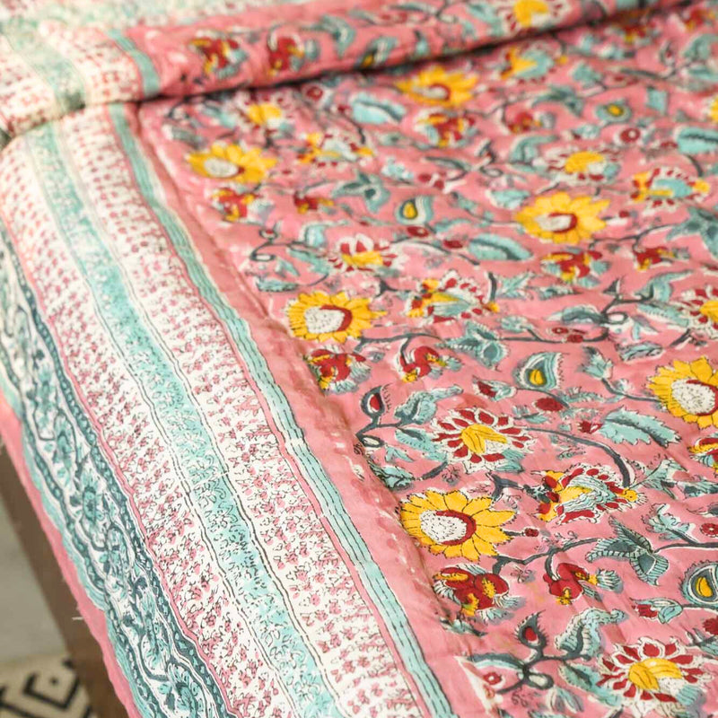 local-kala-gulabi-single-bed-razai-comforter