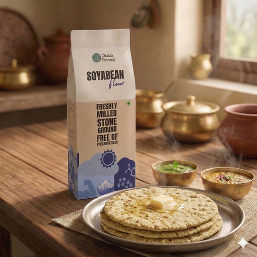 Chakki Peesing Soybean Flour Ð 17.6 oz