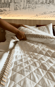 aenak-white-embossed-diamond-quilted-bedcover-set-with-brown-lace