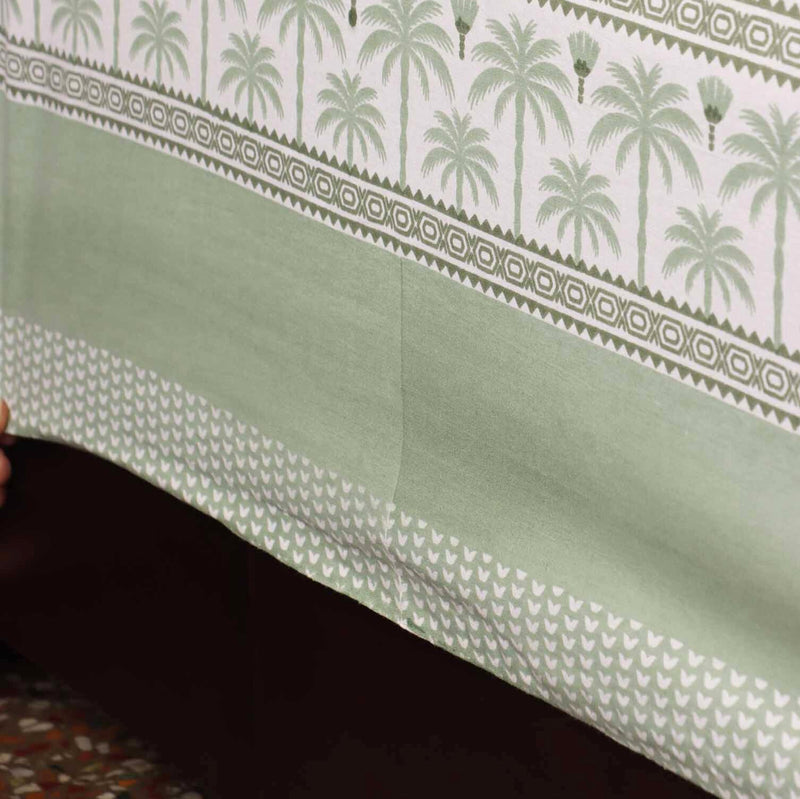 local-kala-peacock-green-cotton-bedsheet-108x108