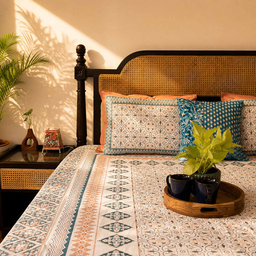 local-kala-b-09-white-flat-i-fitted-bedsheet-108x108-inches
