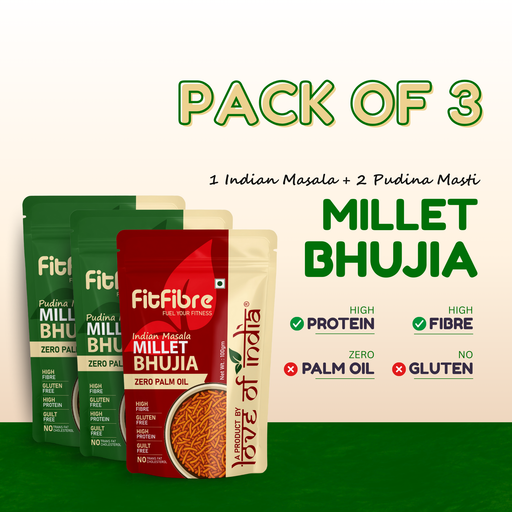 Assorted Millet Bhujia – Pack of 3
