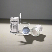 Elegant Stainless Steel and Glass Salt & Pepper Sprinkler – Drinking Tumbler