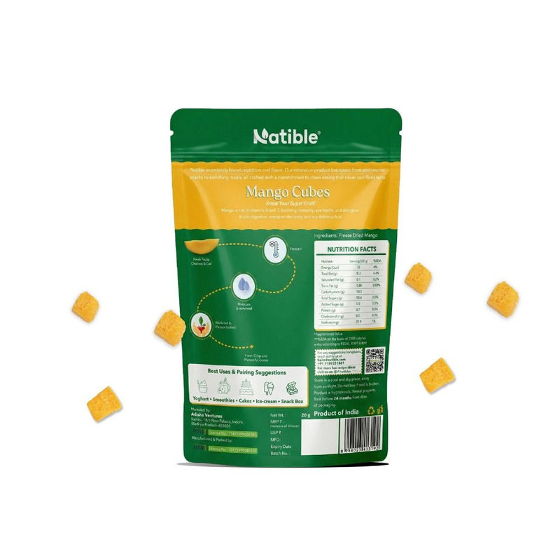 Natible Mango Freeze Dried – Naturally Fruity Snack