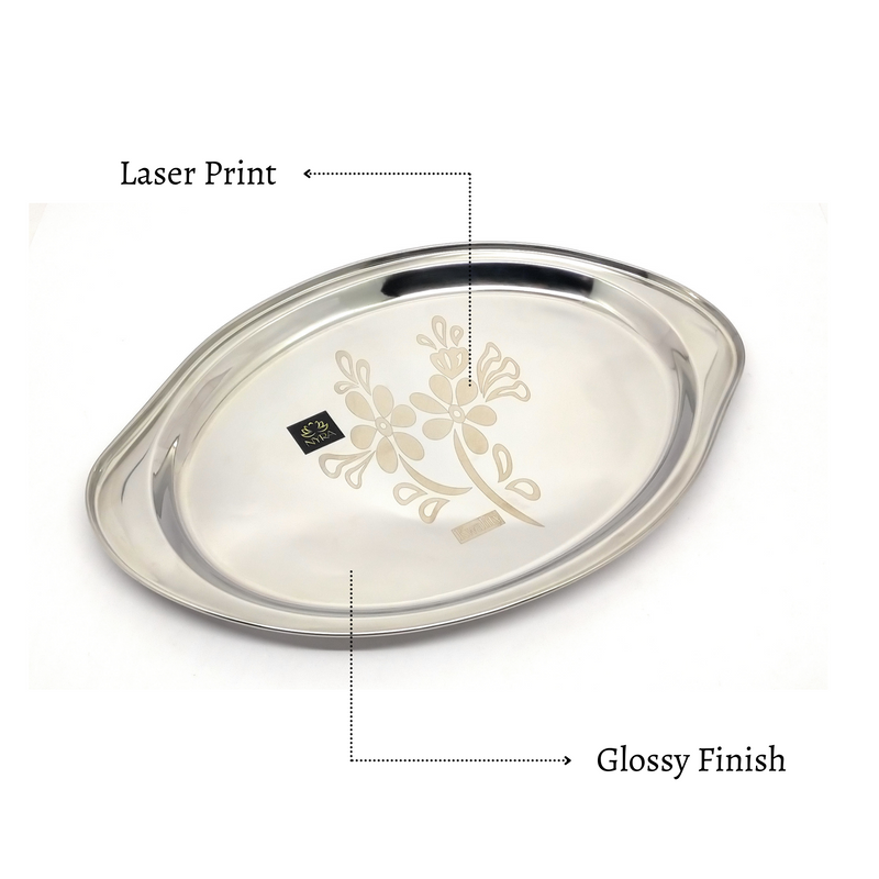 Stainless Steel Mango Shaped Serving Tray/Salver – Serving Tray