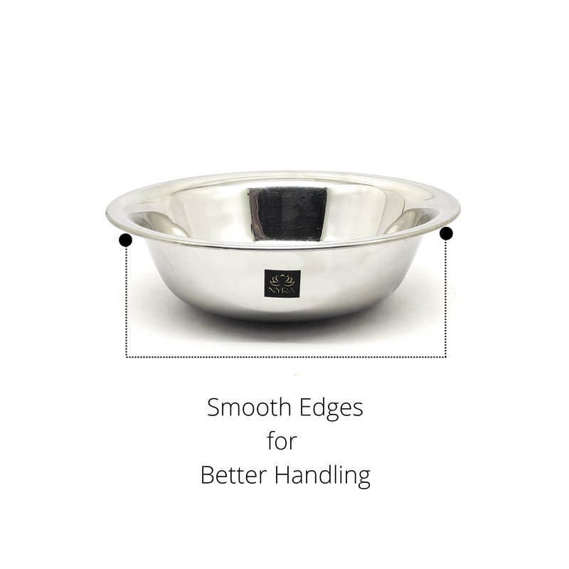 Stainless Steel Deep Mixing Bowl – Serving Bowl