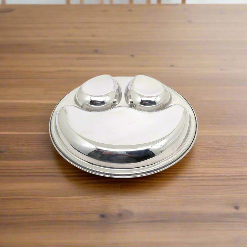 Stainless Steel Partition Plate – Kitchen Utensil