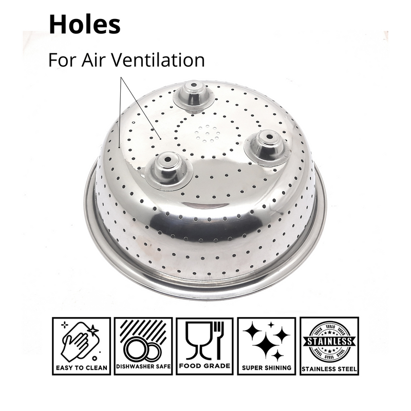Stainless Steel Rice, Fruits & Vegetables Basin Strainer/Colander – Kitchen Utensil