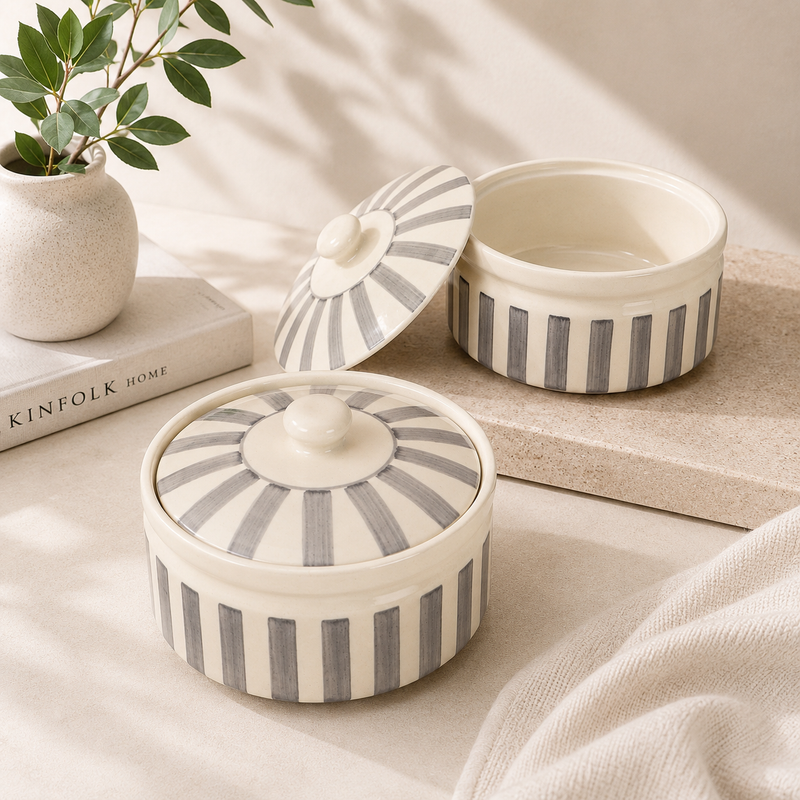 ceramic-kitchen-noir-ivory-stripe-casserole-set