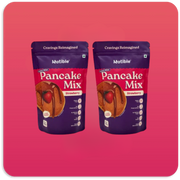 Natible Instant Millet Pancake Mix -Strawberry Variety Pack – Easy Breakfast Pancake Mix (7.05 oz)