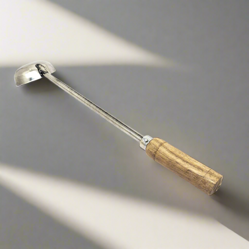 Stainless Steel Ladle/Golchi/Chamcha with Wooden Handle – Serving Ladle
