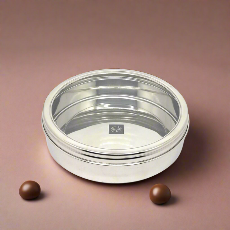 Stainless Steel Storage-Box with See Through Lid – Storage Container