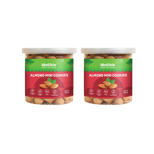 Natible Natible Almond Mini Cookies Variety Pack – Wholesome Snack Cookies (5.82 oz)