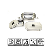 Stainless Steel Rectangular Lunch Box – Storage Container