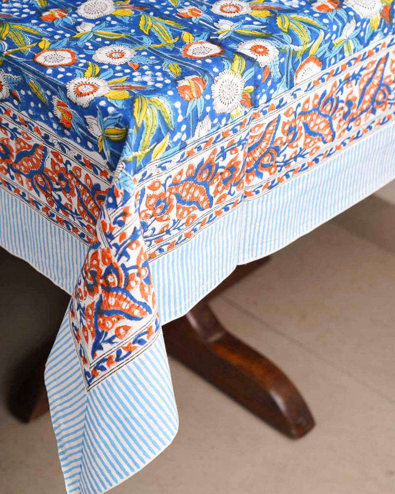 local-kala-starry-nights-hand-block-six-seater-dining-table-cover