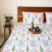 local-kala-mughal-garden-hand-block-bedsheet-90x108-inches