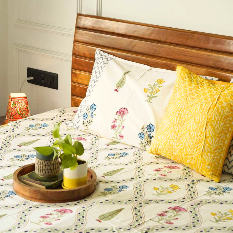 local-kala-nargis-hand-block-bedsheet-108x108-inches