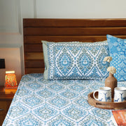 local-kala-ikkat-blue-big-flat-i-fitted-bedsheet-108x108-inches