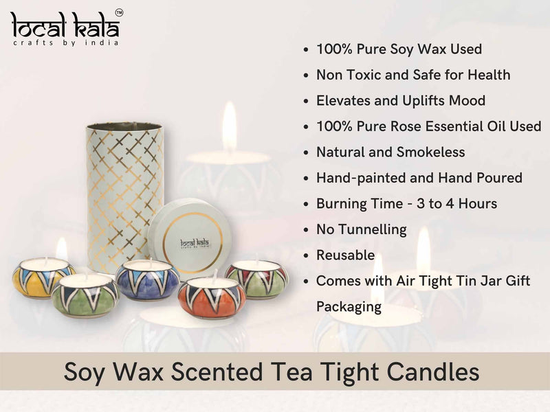 local-kala-scented-tea-lights-gift-hamper-set-of-5-with-an-air-tight-jar