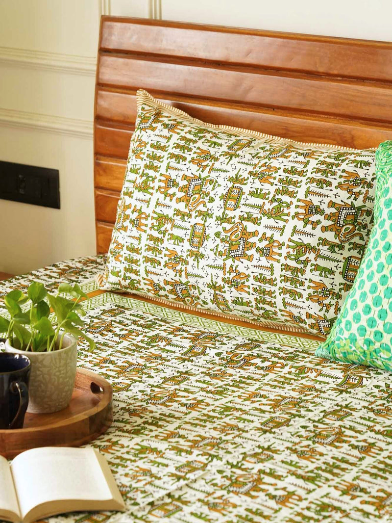 local-kala-jaipur-og-yellow-flat-i-fitted-bedsheet-90x108-inches