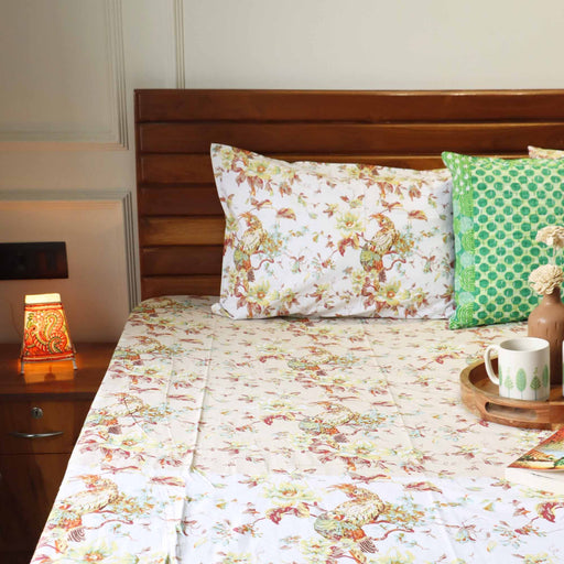 local-kala-half-and-half-peach-flat-i-fitted-bedsheet-108x108-inches